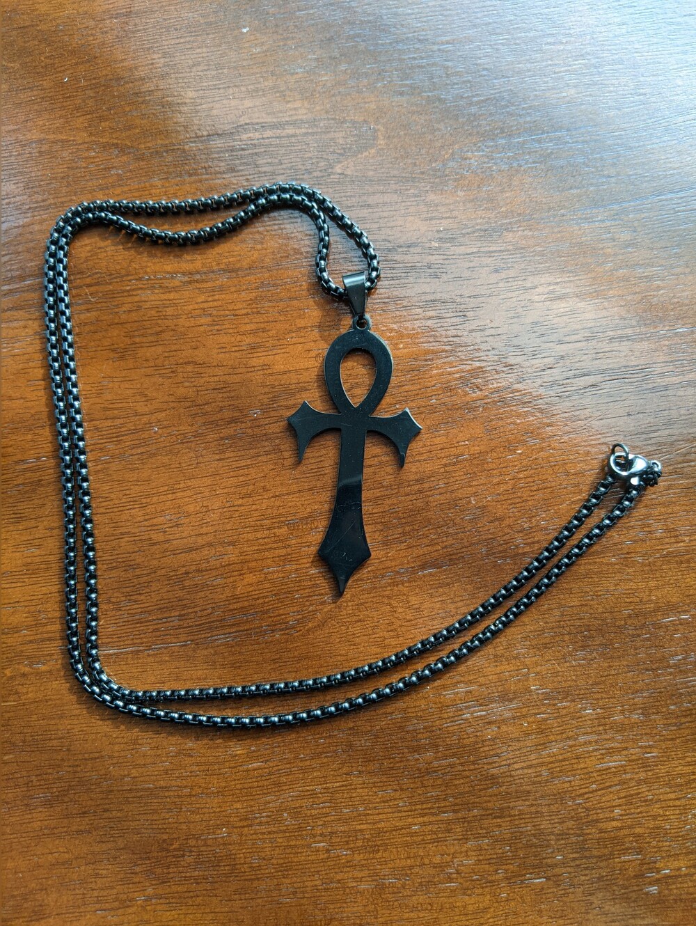 Ankh necklace.